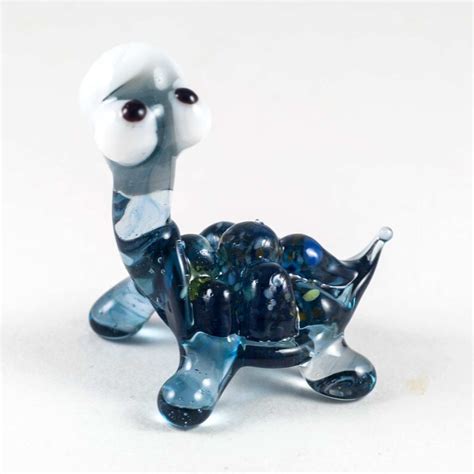 Glass Turtle Figurine Blown Glass Turtle Miniature Glass Etsy