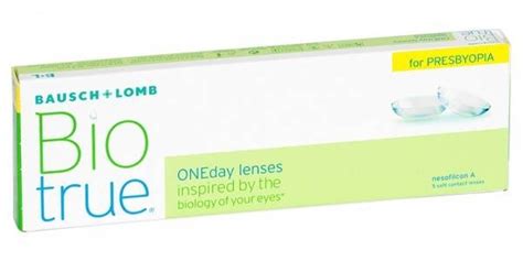 Купити одноденні мультифокальні контактні лінзи Bausch Lomb BioTrue