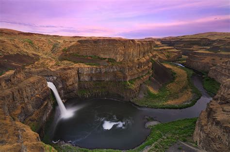 Palouse Falls Sunset This Shot Is Of The Lower Palouse Falls In South