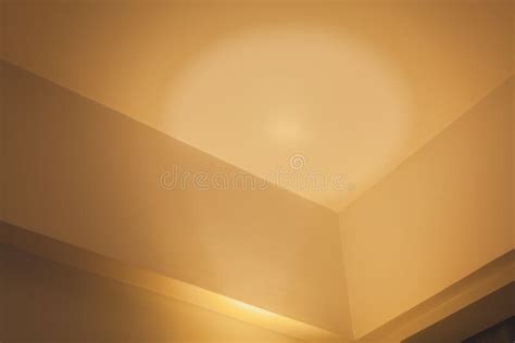Abstract Yellow Minimal Geometric Interior Stock Photo Image Of