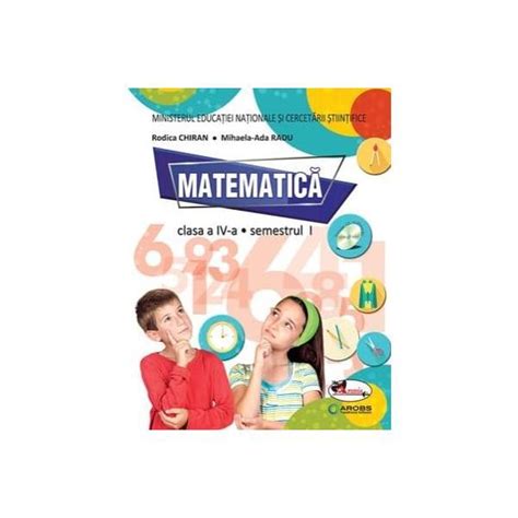 Matematica Clasa 4 Sem 12 Manual Cd Rodica Chiran Mihaela