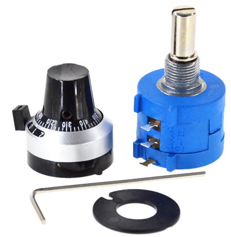 10k Precision Multiturn Potentiometer 3590s With Counter Knob — Pmd Way
