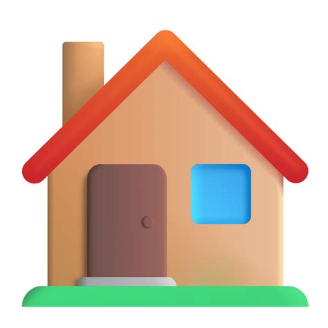 House 3d Icon Fluentui Emoji 3d Iconpack Microsoft