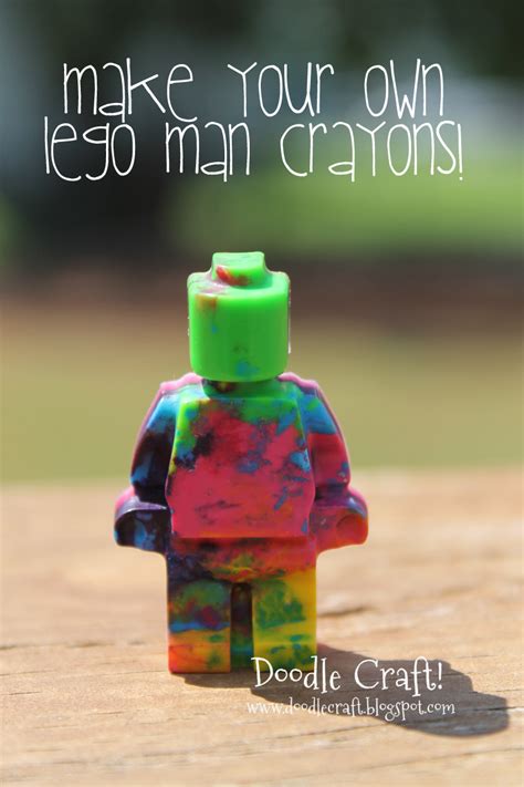 Doodlecraft Lego Man Crayons