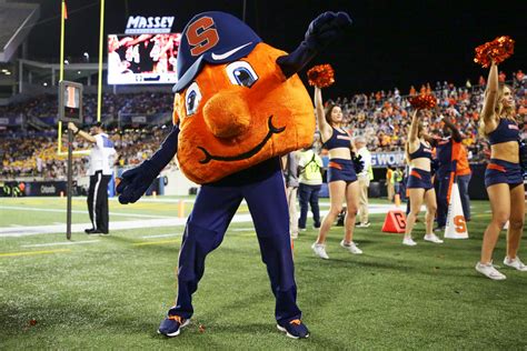 Syracuse Orange Mascot Otto Is Ready For Action Syracusecom