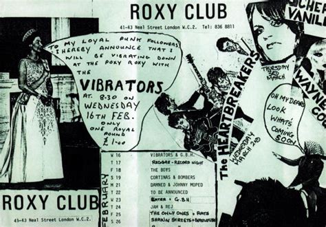 Electric Punk Art From Londons Roxy Club 1976 1978 Flashbak