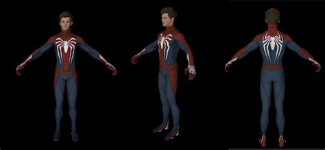 Spider Man Ps5 Unmasked Advance Suit Model 3d By Lucas322 On Deviantart