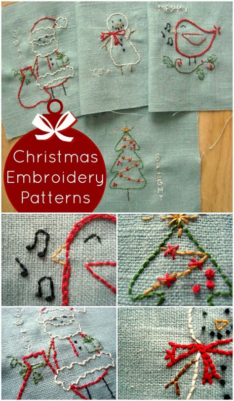 Free Christmas Embroidery Designs
