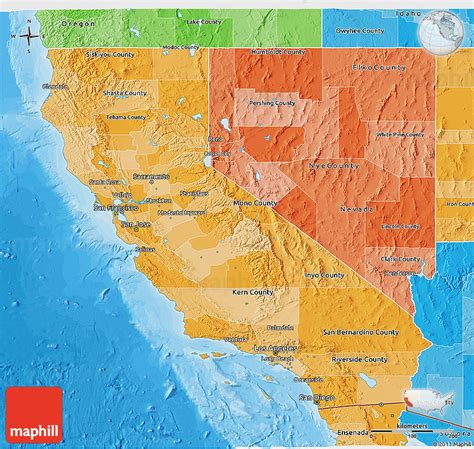 29 3d Map Of California Maps Database Source