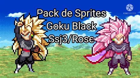 Pack De Sprites Goku Black Ssj3 é Ssj3rose Hd Ulsw Sheets Completa