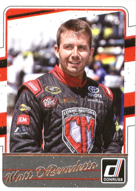 Check spelling or type a new query. 2017 Panini Donruss Racing - NASCAR Base Set Cards - Pick From Card #'s 37-136