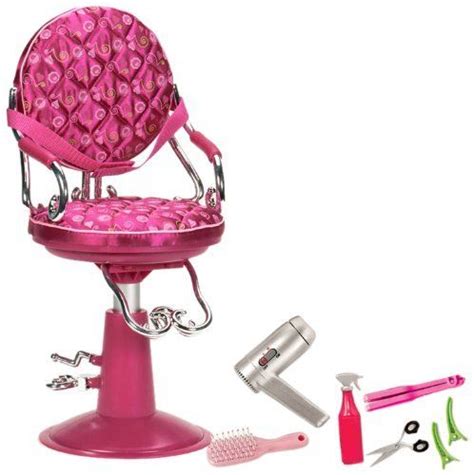 Our Generation Lilac Salon Chair For 18 Dolls By Toysmith Pink Salon Salon Chairs Pink