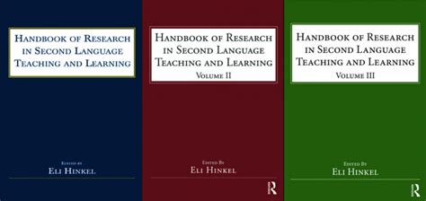 Handbook Of Research In Second Language Teaching And Learning Vol 1