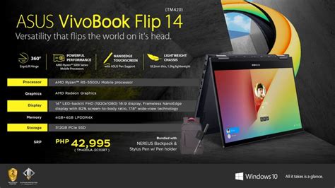 Asus Vivobook Flip 14 Launches In The Philippines