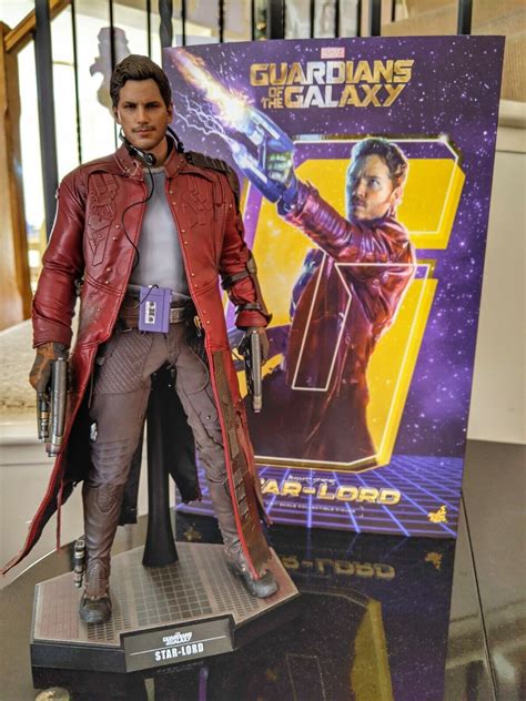 Hot Toys Mms255 Star Lord Gotg Ver 1 16 Scale Figure Marvel Chris