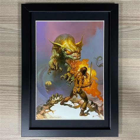Boris Vallejo Framed Art Pulp Sci Fi Fantasy Classic Conan The Etsy
