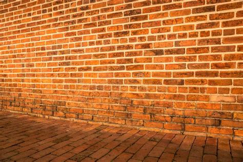 Solid Brick Wall And Floor For Background Stock Image Image Of Rough