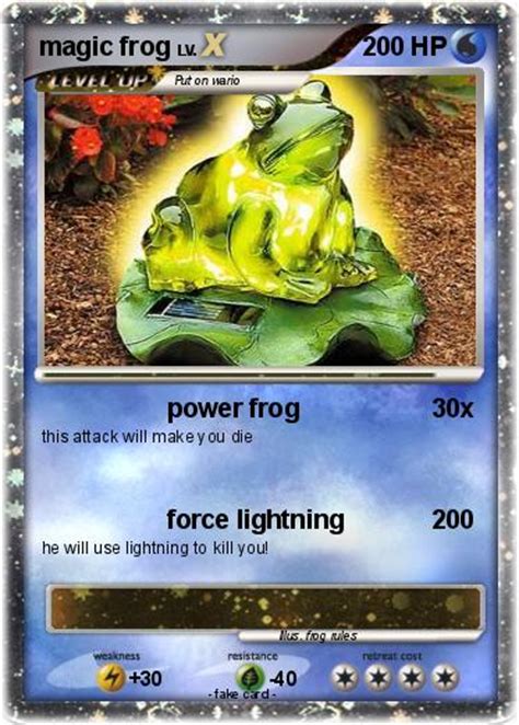 Pokémon Magic Frog Power Frog My Pokemon Card
