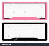 License Plate Template Vector