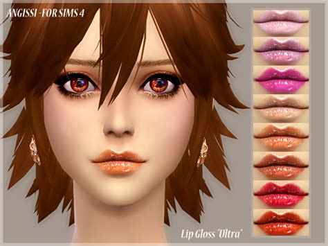 The Sims 4 Clear Lip Gloss By Xxblacksims Sims Hair S