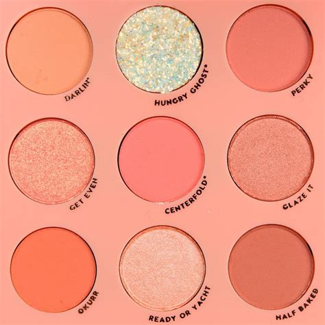 #eyeshadow baby got peach palette perky, centerfold, get even, and… today i'm reviewing colourpop's newest palette baby got peach! ColourPop Baby Got Peach Eyeshadow Palette Review ...