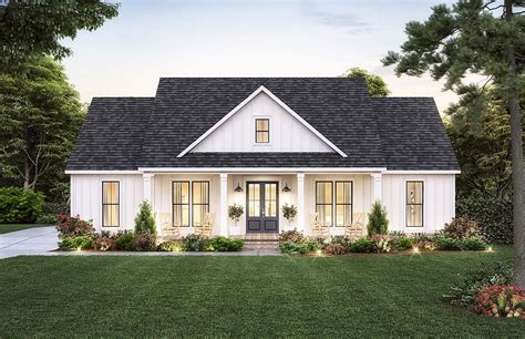 Modern Farmhouse Plans And Country Floor Plans