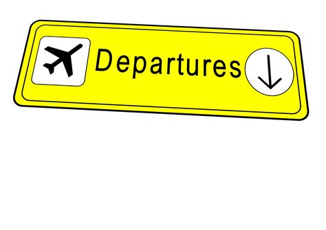 Airport Departures Sign Reproduction Novelty Airport Sign Fun Novelty