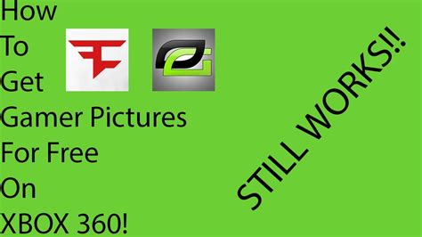 How To Get Gamer Pictures For Free On Xbox 360 July 2013 Still