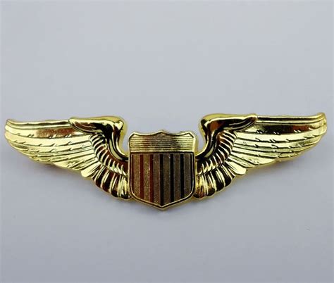 Us Navy Pilot Wings Badge Us Military Aviator Badge Pin Insignia World