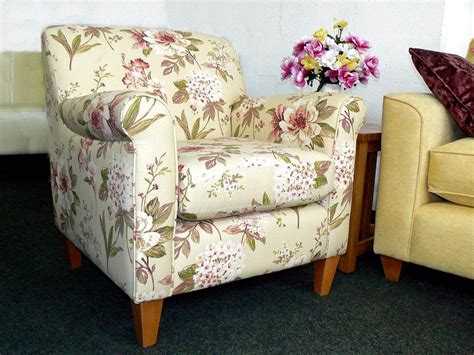 Super Pretty Peony Fabric Accent Chair Rrp £599 Free Uk Delivery