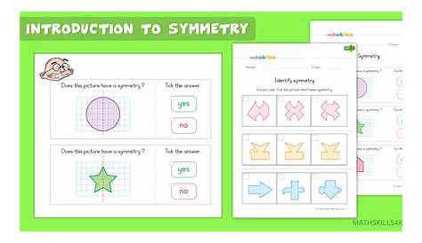 symmetry worksheet for kindergarten