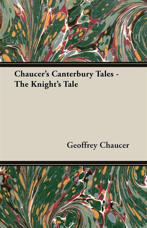 9781408608241 Chaucers Canterbury Tales The Knights Tale