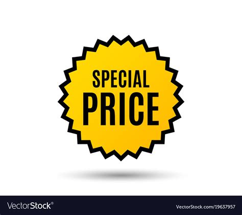 Special Price Symbol Sale Sign Royalty Free Vector Image