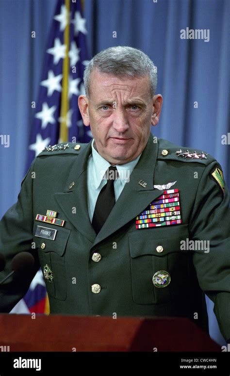 General Tommy Franks Commander Of Us Central Command In Afghanistan