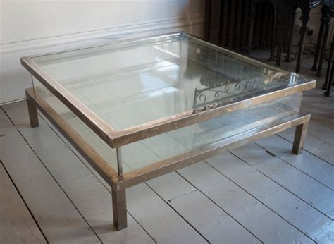 Chrome glass coffee table square. Top 10 of Large Square Glass Coffee Table Modern Interior Sets