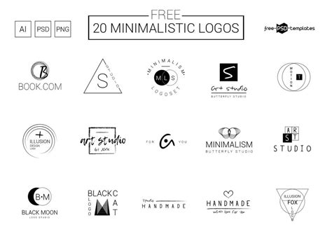 40 Best Minimal Logo Design Templates Design Shack
