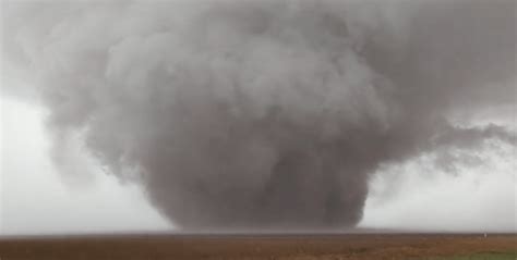 Dusty Tornado Spins Across Open Field In Morton Texas