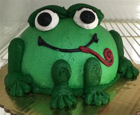 frog cake 8 inch serves 8 10 the pennsylvania bakery in 2022 frog cakes cake frog