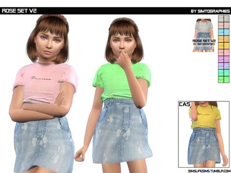 Simtographies Sims 4 Toddler Clothes