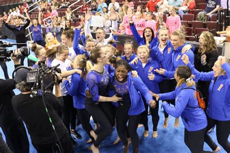 Florida Gymnastics Wins Sec Title By Thinnest Possible Margin After Controversial Delay
