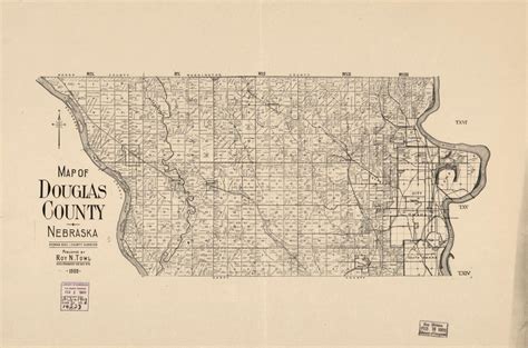 Map Of Douglas County Nebraska Library Of Congress