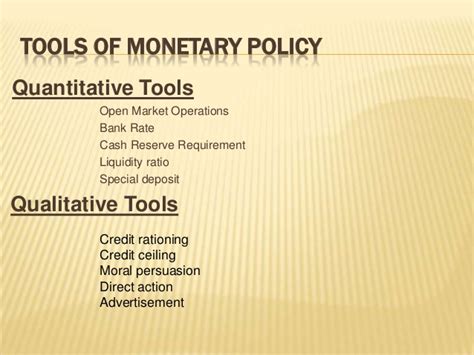 Monetary policy is then said to ease or become more expansionary or accommodative. Monetary policy