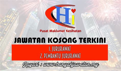 Jawatan kosong kerajaan dan swasta 2020. Jawatan Kosong di Pusat Maklumat Kesihatan - Terbuka ...