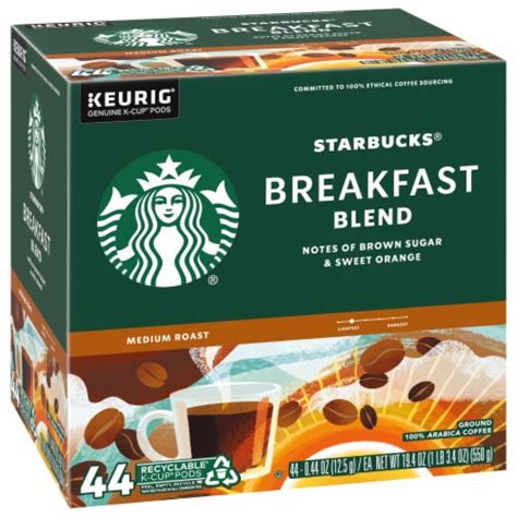Starbucks® Breakfast Blend Medium Roast K Cup® Coffee Pods 44 Ct Ralphs