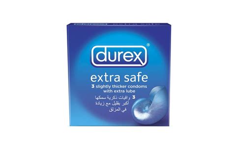 Durex Extra Safe Slightly Thicker Condom Pack Of 3 Upc