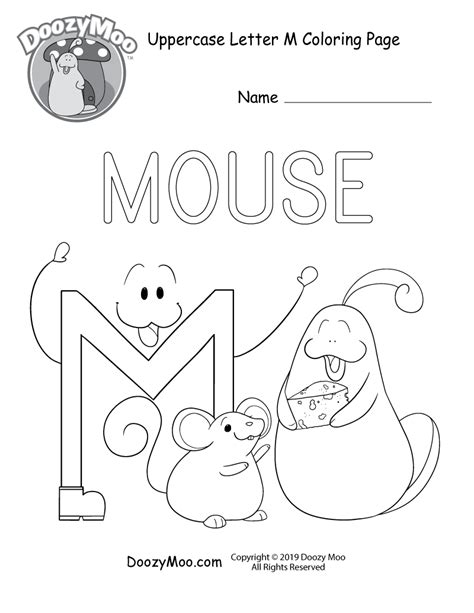 Letter M Coloring Page Letter M Alphabet Coloring Pages 3 Printable