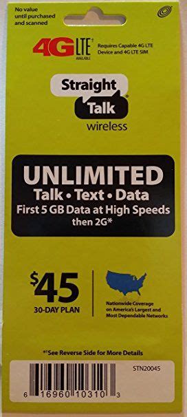Straight talk $55 ultimate unlimited plan refill card service top 30 days. Straight Talk $45 30 Day Service Card (Mail Delivery) | Straight talk wireless, Straight talk ...