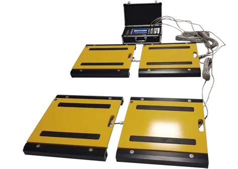 800430 Portable Axle Weigh Scales 50t Wireless Truck Scales