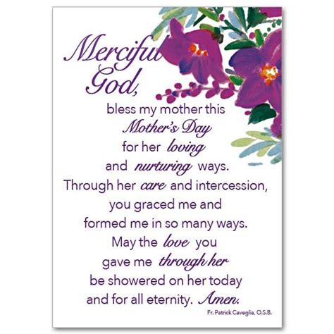 Mothers Day Prayer Mothers Day Card Pack Of 5 Garratt Publishing