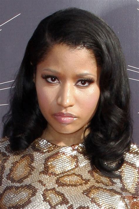 Nicki Minaj Hair Black Nicki Minaj Long Straight Hair Middle Parting